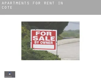 Apartments for rent in  Cote