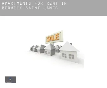 Apartments for rent in  Berwick Saint James